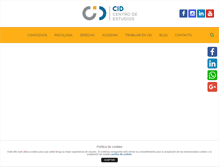 Tablet Screenshot of centroestudioscid.com